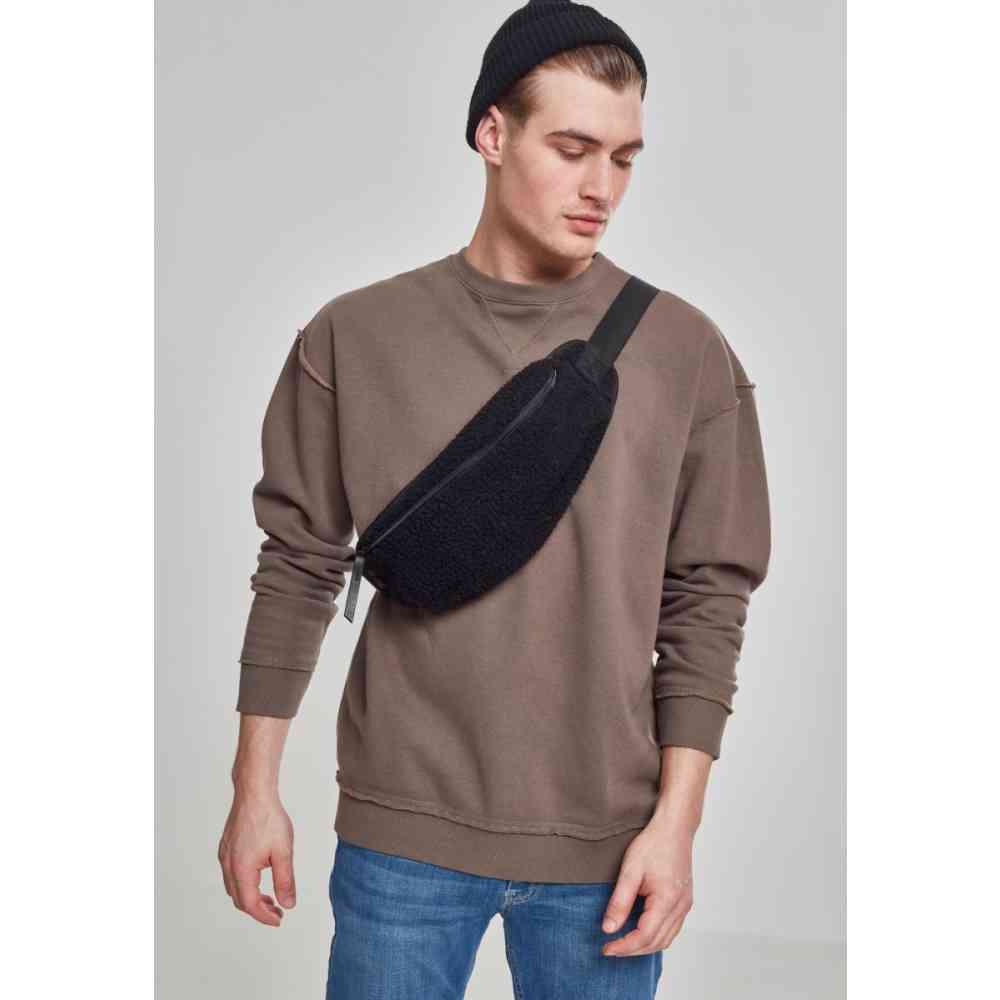 Urban Classics - Sherpa Shoulder Bag black one size Gürteltasche - Schwarz